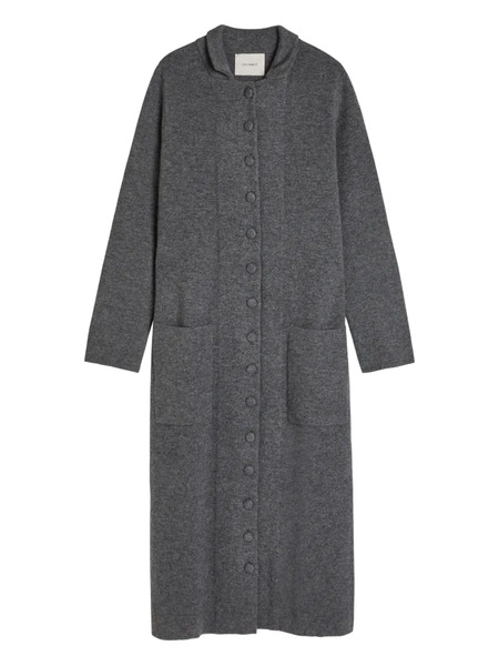  Lisa Yang Button Pockets Coat - Grey 