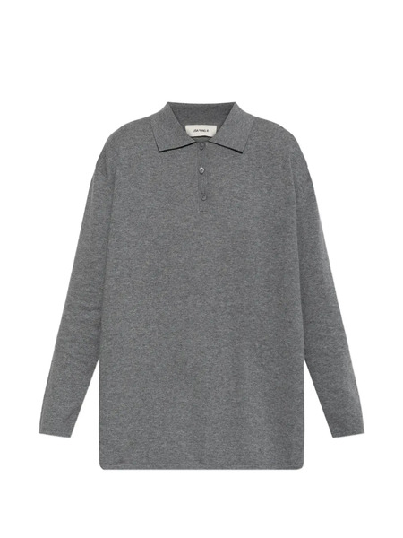  Lisa Yang Buttoned Polo Knitwear - Grey 
