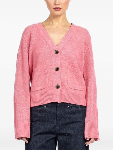  Lisa Yang Danni D Pocket Button Cardigan - Pink 