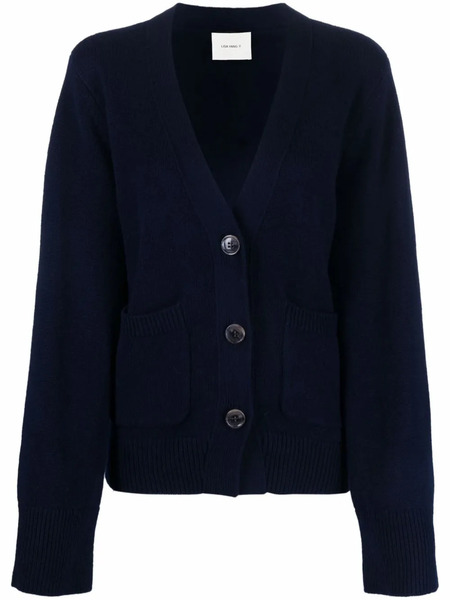  Lisa Yang Danni V-neck Knitted Cardigan - Blue 