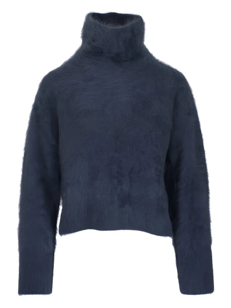  Lisa Yang Floren High-neck Brushed Sweater - Blue 