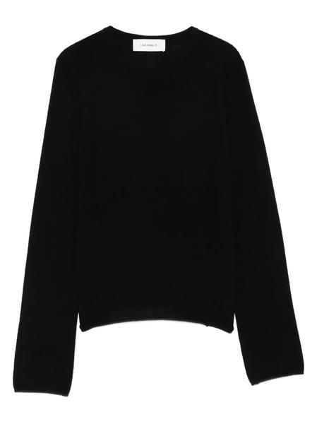  Lisa Yang Georgie Long-sleeve Crew-neck Top - Black 