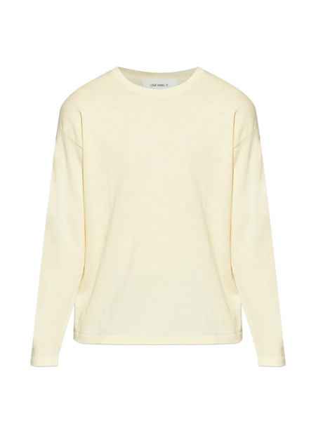  Lisa Yang Long-sleeve Crew-neck Sweater - Neutrals 