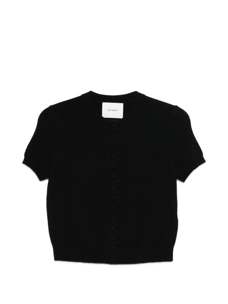  Lisa Yang Lunea Short-sleeve Cardigan - Black 