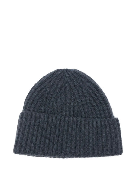  Lisa Yang Martigny Ribbed Cashmere Beanie Hat - Blue 