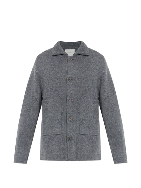  Lisa Yang Patch-pocket Cardigan - Grey 