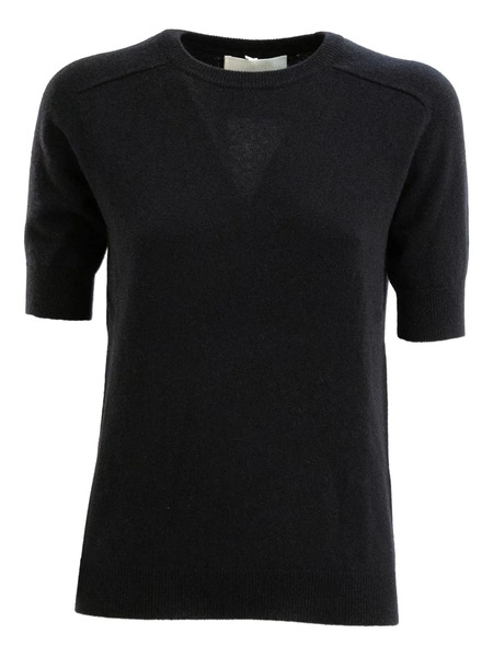  Lisa Yang Short-sleeve Cashmere Sweater - Black 