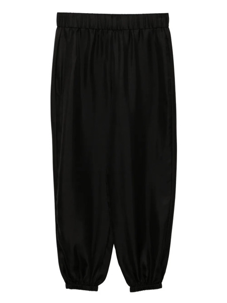  Lisa Yang Silk Cropped Trousers - Black 