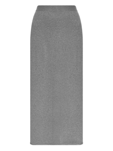  Lisa Yang The Charlotta Ribbed Knit Maxi Skirt - Grey 