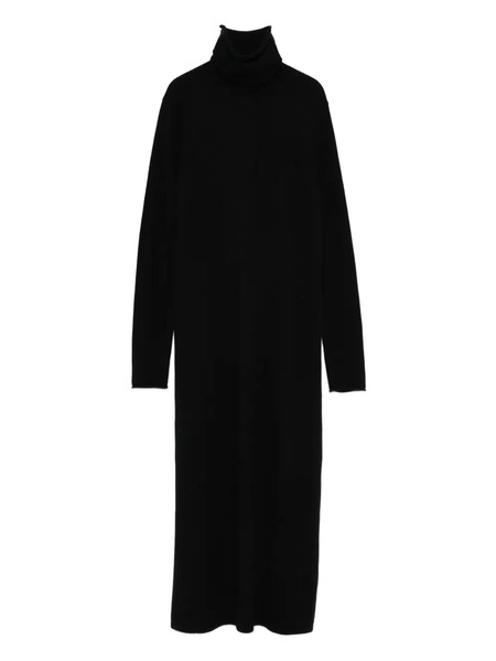  Lisa Yang Turtleneck Midi Dress - Black 