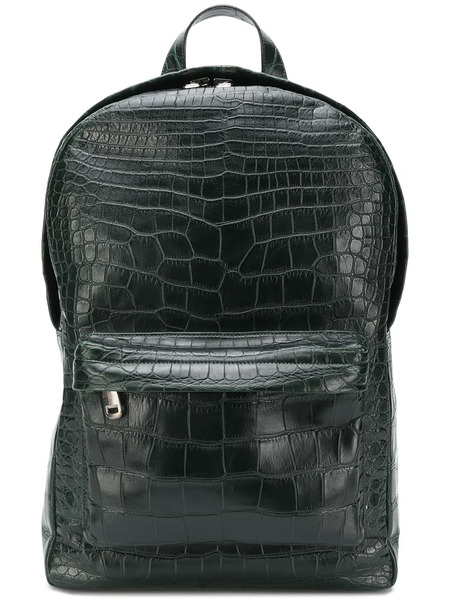  Liska Embossed Surface Backpack - Green 