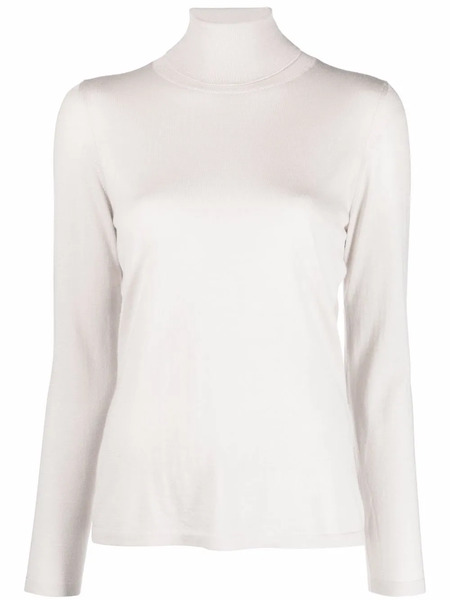  Liska Fine-knit Roll-neck Jumper - Neutrals 
