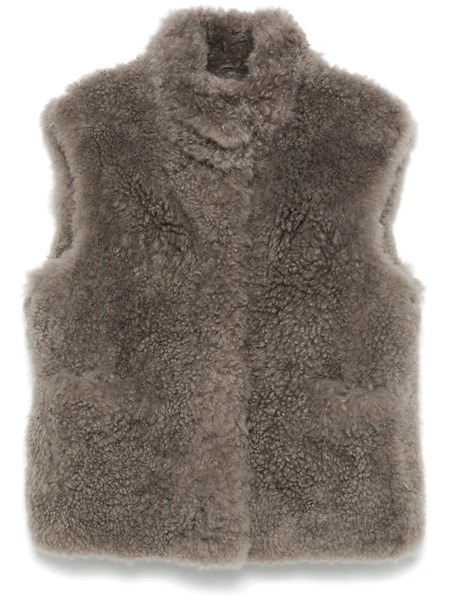  Liska Fur Gilet - Grey 