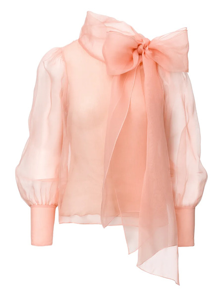  Lita Couture Ellise Long-sleeve Blouse - Pink 