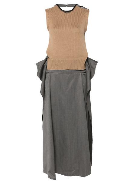  Litkovska Draped Midi Dress - Grey 