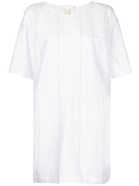  Litkovska Striped Stretch-cotton Blouse - White 