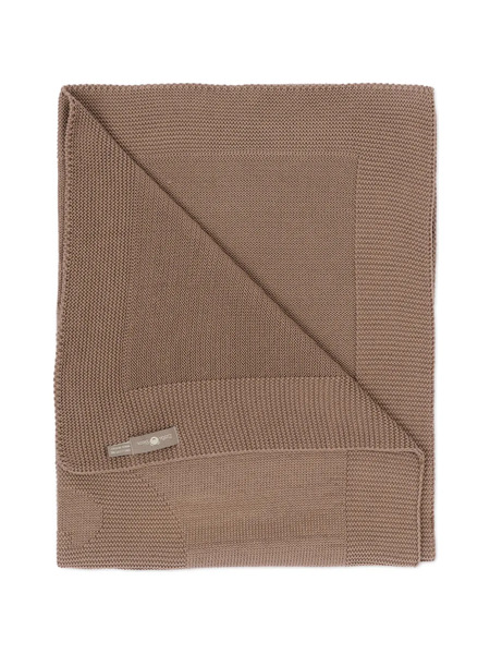  Little Bear Bear-detail Cotton Blanket - Neutrals 