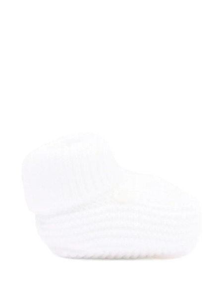  Little Bear Button Pre-walkers - White 