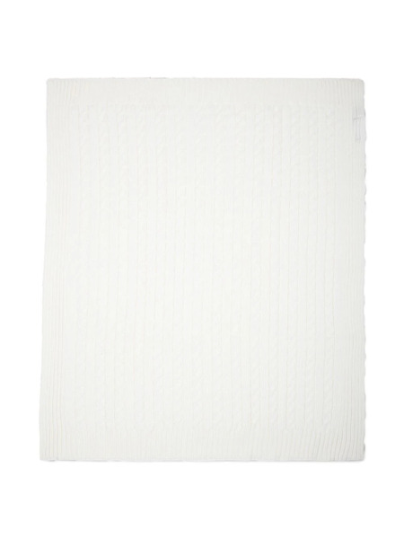  Little Bear Cable-knit Blanket - Neutrals 