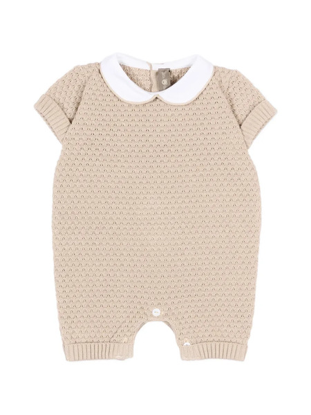  Little Bear Collared Romper - Neutrals 