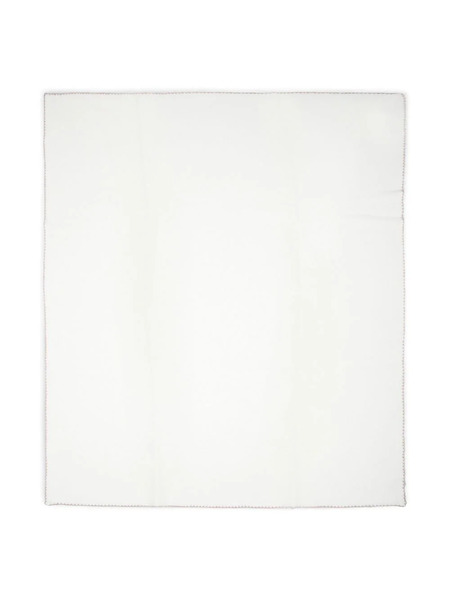  Little Bear Contrasting-trim Blanket - White 