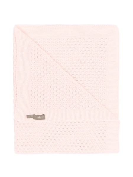  Little Bear Knit Blanket - Pink 
