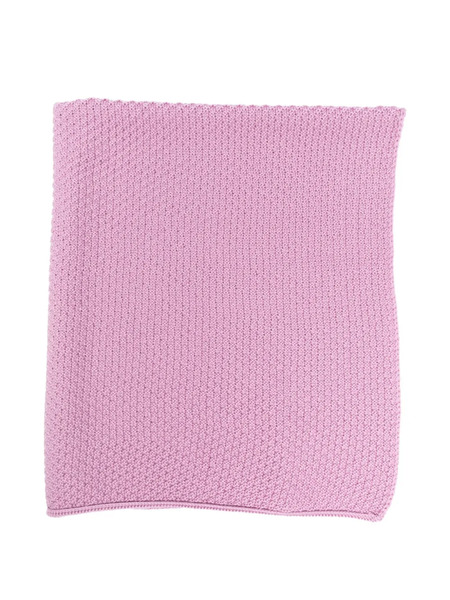  Little Bear Knitted Blanket - Pink 