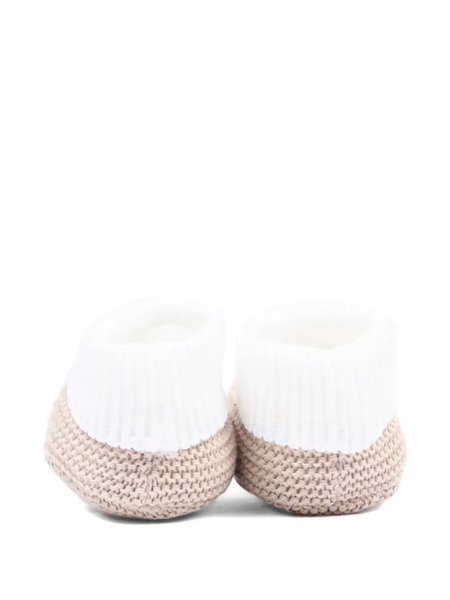 Little Bear Knitted Pre-walkers - Neutrals 