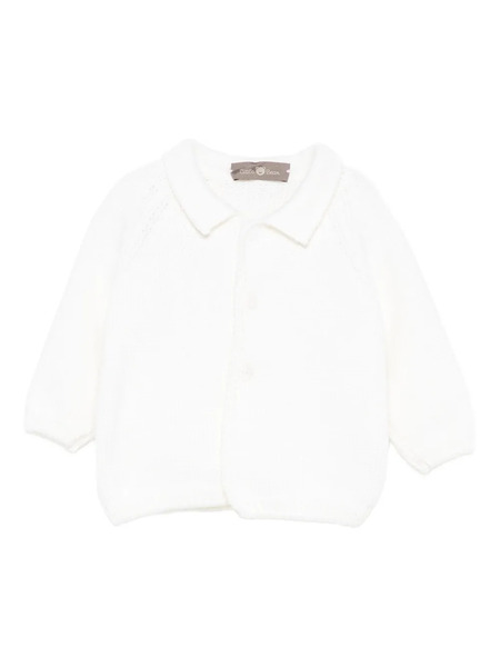  Little Bear Merino Wool Cardigan - Neutrals 