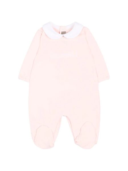  Little Bear Peter-pan-collar Babygrow - Pink 