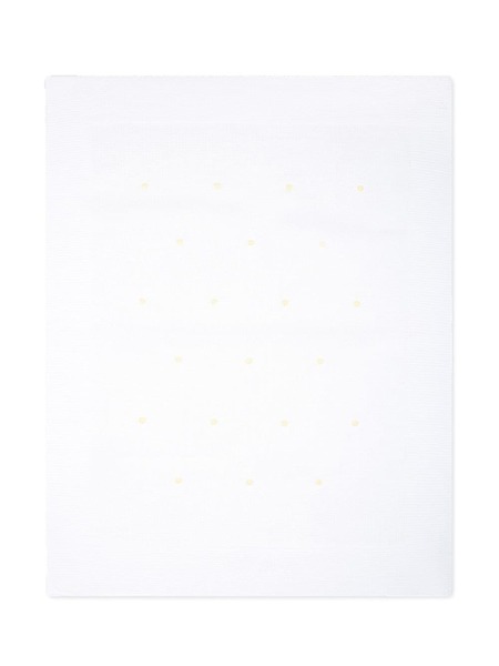  Little Bear Polka Dot Cotton Blanket - White 