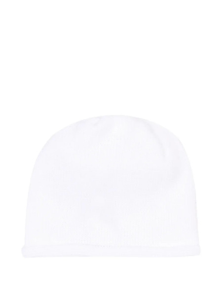  Little Bear Rolled-trim Hat - White 