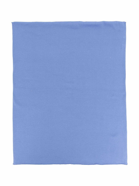  Little Bear Tassel-detail Knitted Blanket - Blue 