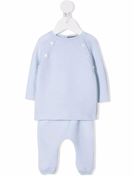  Little Bear Two Piece Knitted Tracksuit - Blue 