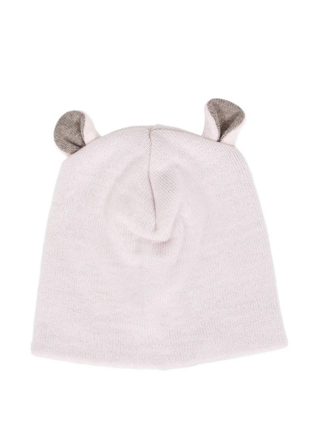  Little Bear Wool Beanie - Pink 