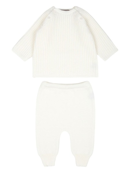  Little Bear Wool Trousers (set Of Two) - White 