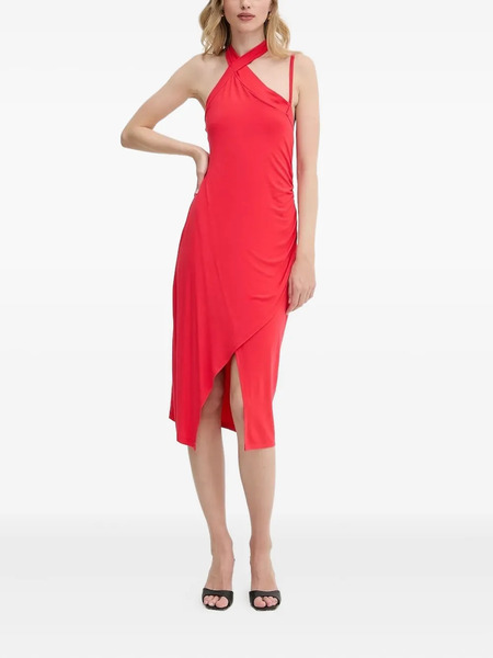 Liu Jo Asymmetric-neck Midi Dress - Red 