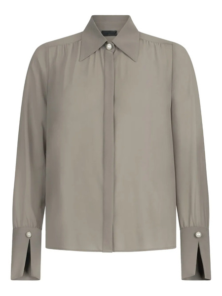  Liu Jo Beaded-collar Shirt - Green 