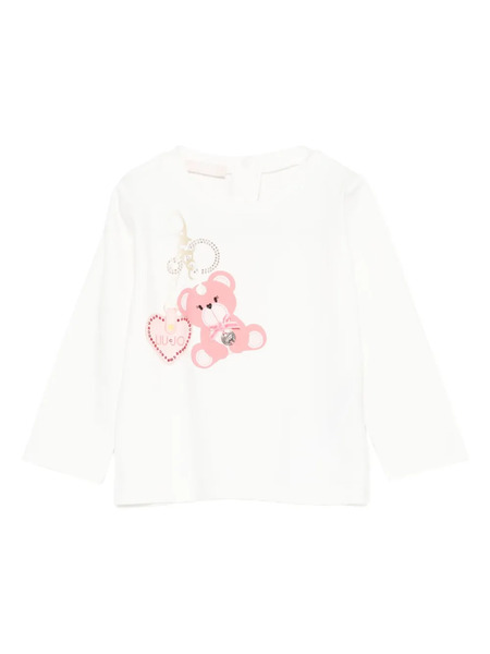  Liu Jo Bear-print T-shirt - White 