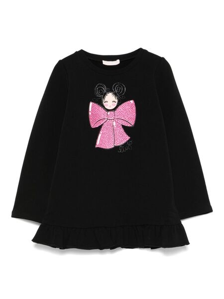  Liu Jo Bow-print T-shirt - Black 