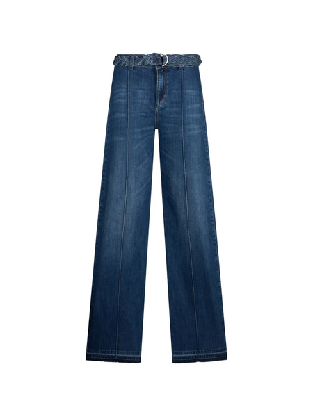  Liu Jo Braided-belt Flared Jeans - Blue 