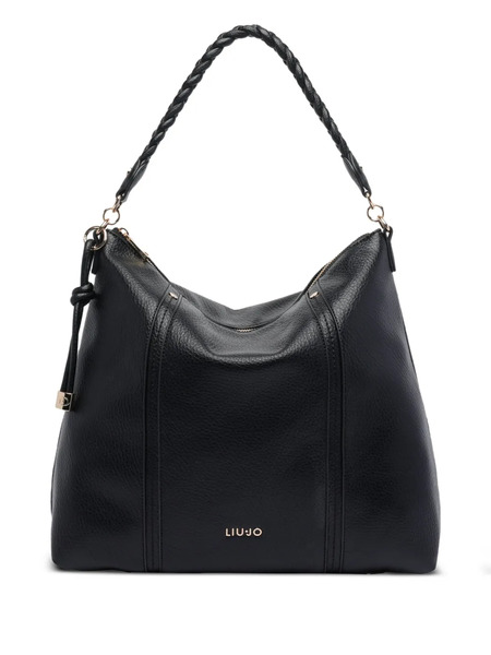  Liu Jo Braided-handle Shoulder Bag - Black 