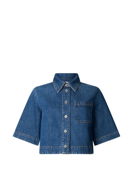  Liu Jo Button Denim Shirt - Blue 