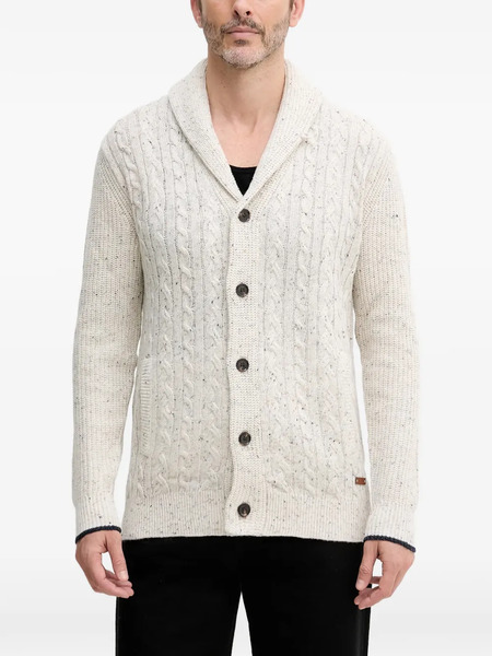  Liu Jo Cable-knit Cardigan - Neutrals 