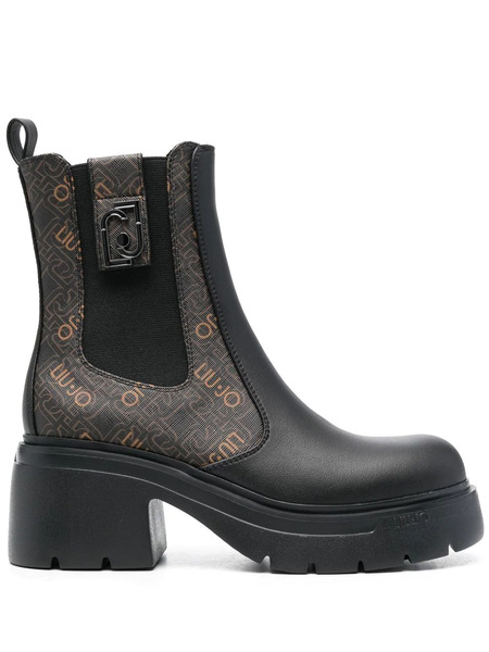  Liu Jo Carrie 70mm Ankle Boots - Black 