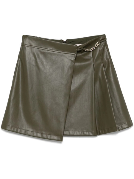  Liu Jo Coated Mini Skirt - Green 