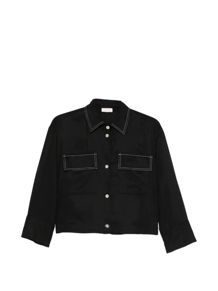  Liu Jo Contrast-stitch Shirt - Black 