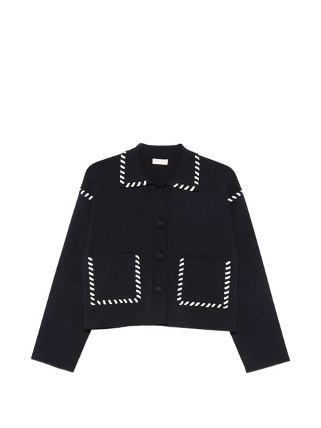  Liu Jo Contrast-trim Jacket - Blue 