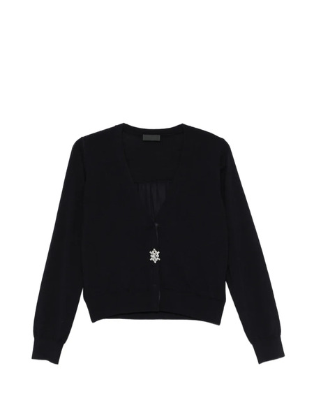  Liu Jo Crystal-embellishment Cardigan - Blue 