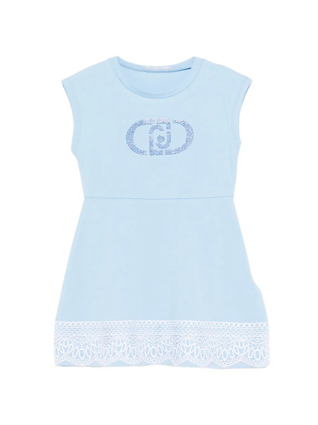  Liu Jo Detail Lace Dress - Blue 